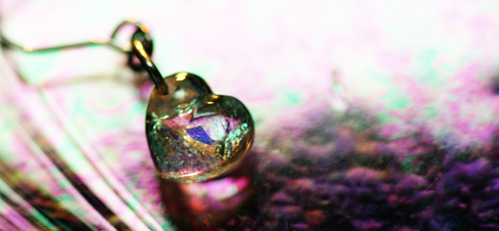 Petit brightness heart ラフォルム ガラスジュエリー ガラスアクセサリー