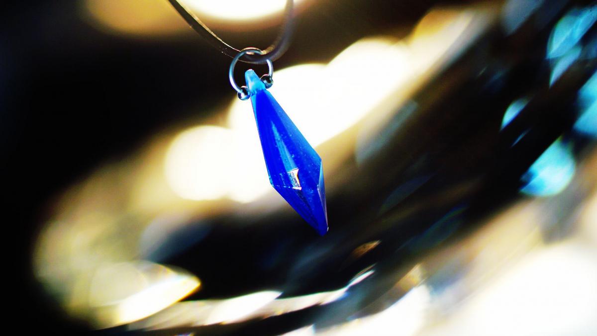 DreamBlue ～ Water flow ～ ラフォルム ガラスジュエリー ガラスアクセサリー