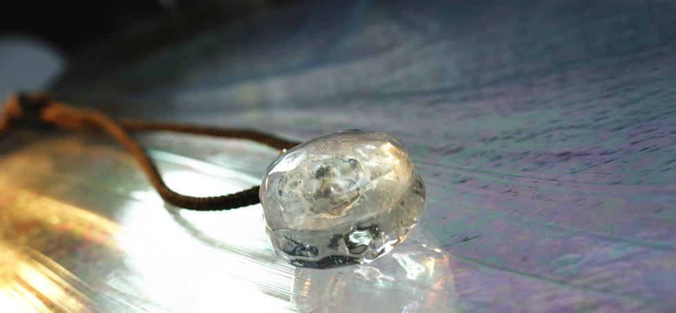 Two treasures in the Ice ラフォルム ガラスジュエリー ガラスアクセサリー