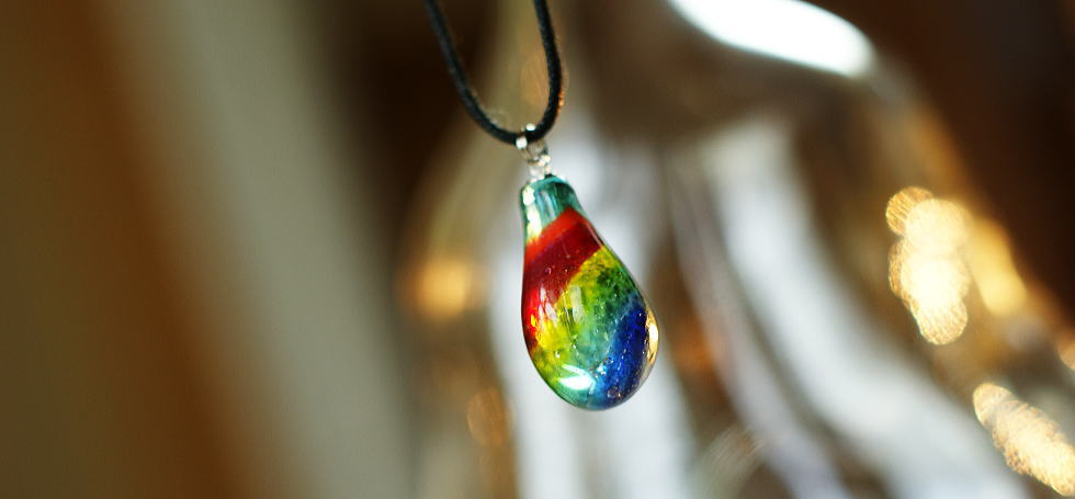 Colorful shower ラフォルム ガラスジュエリー ガラスアクセサリー