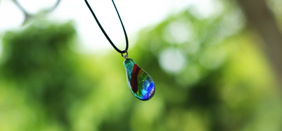 Colorful shower ラフォルム ガラスジュエリー ガラスアクセサリー