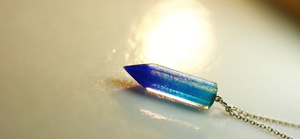 Aqua crystal ～ 水の宝物  ～ ラフォルム ガラスジュエリー ガラスアクセサリー
