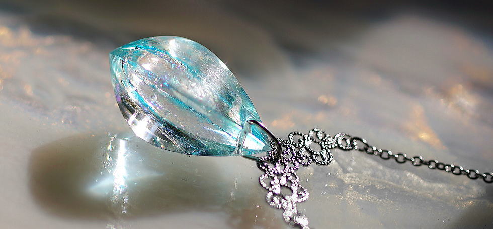 Cinderella's tear drops ラフォルム ガラスジュエリー ガラスアクセサリー