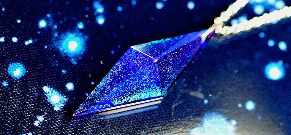 Pure dream ～ Royal blue Pyramid ～ ラフォルム ガラスジュエリー ガラスアクセサリー