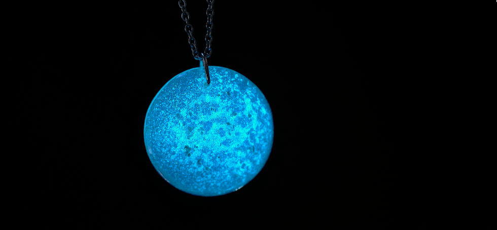 Snow full moon ラフォルム ガラスジュエリー ガラスアクセサリー