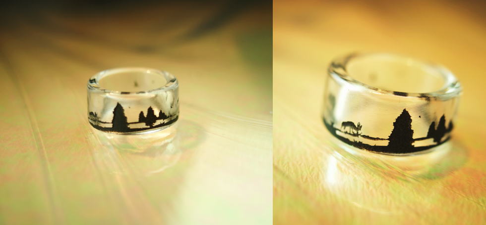 Ring of Nature ラフォルム ガラスジュエリー ガラスアクセサリー