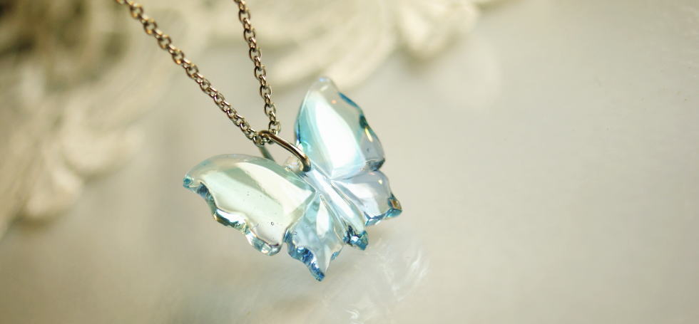 Pure Morpho ラフォルム ガラスジュエリー ガラスアクセサリー