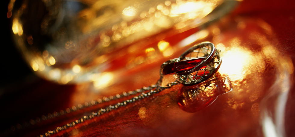 Ring of the love Univers ～ Adaptation heart ～ ラフォルム ガラスジュエリー ガラスアクセサリー