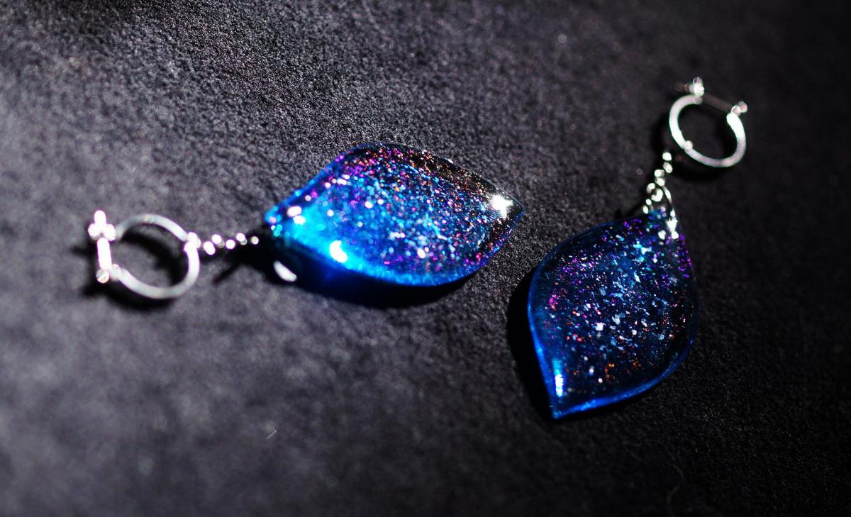 Sea leaf ラフォルム ガラスジュエリー ガラスアクセサリー