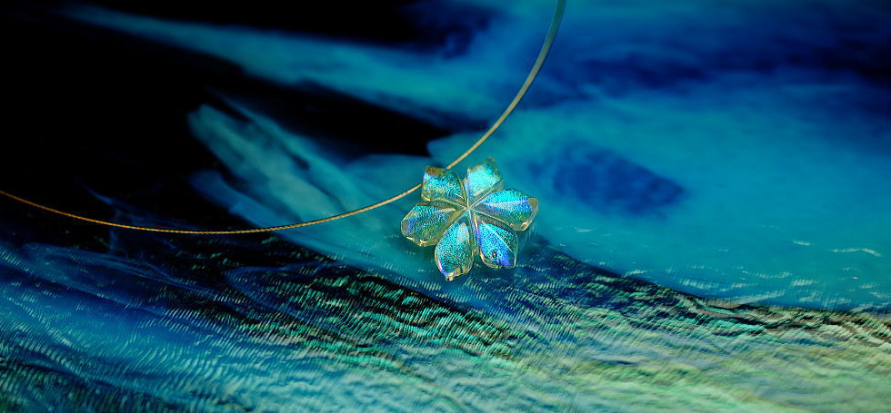 爽空の花 ラフォルム ガラスジュエリー ガラスアクセサリー