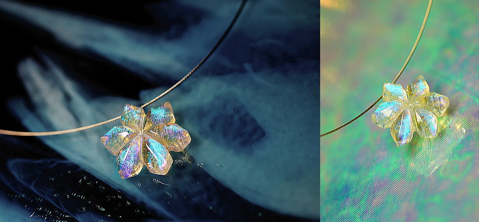 爽空の花 ラフォルム ガラスジュエリー ガラスアクセサリー