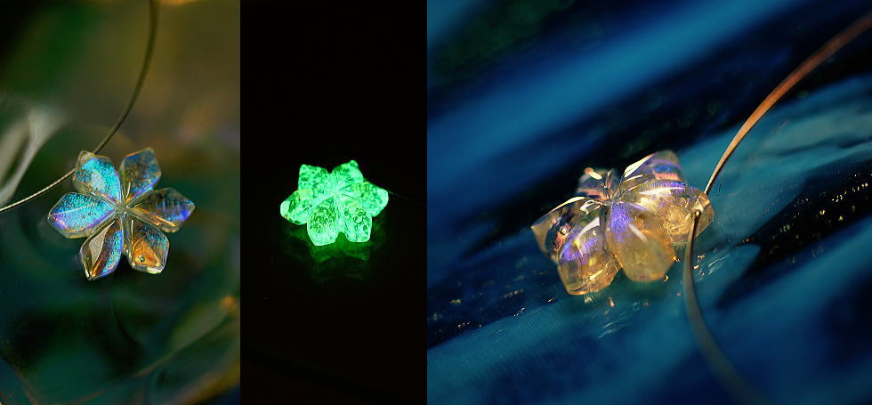 爽空の花 ラフォルム ガラスジュエリー ガラスアクセサリー