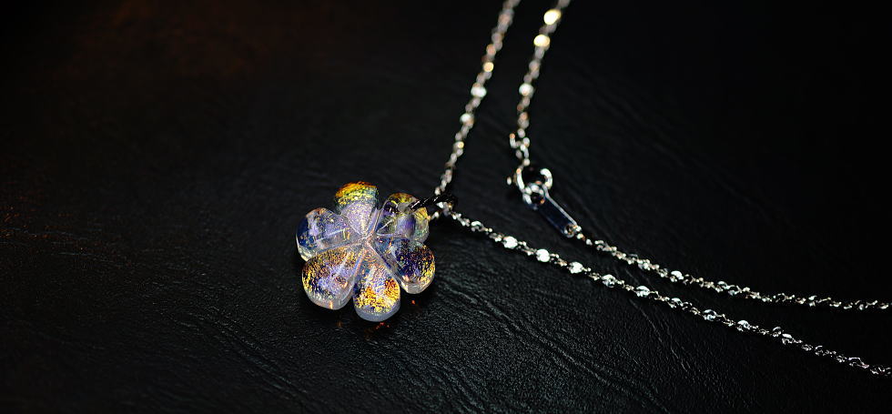 夢色の花 ラフォルム ガラスジュエリー ガラスアクセサリー