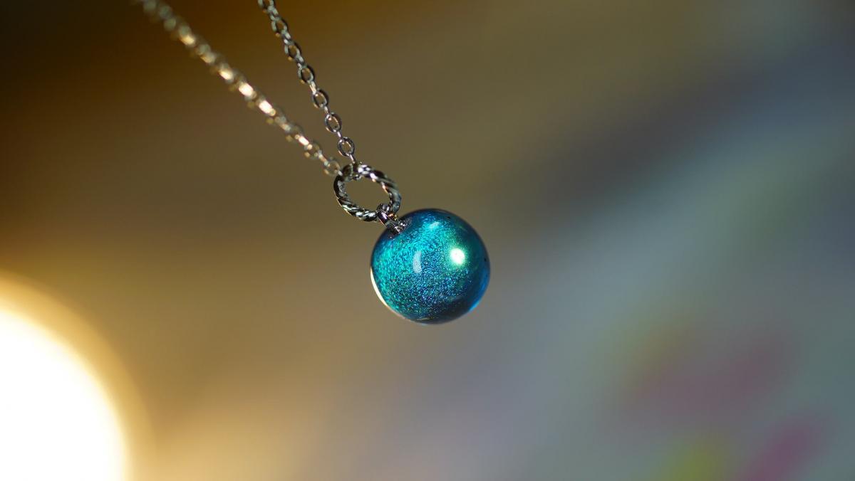 Refreshing aqua planetⅡ ラフォルム ガラスジュエリー ガラスアクセサリー