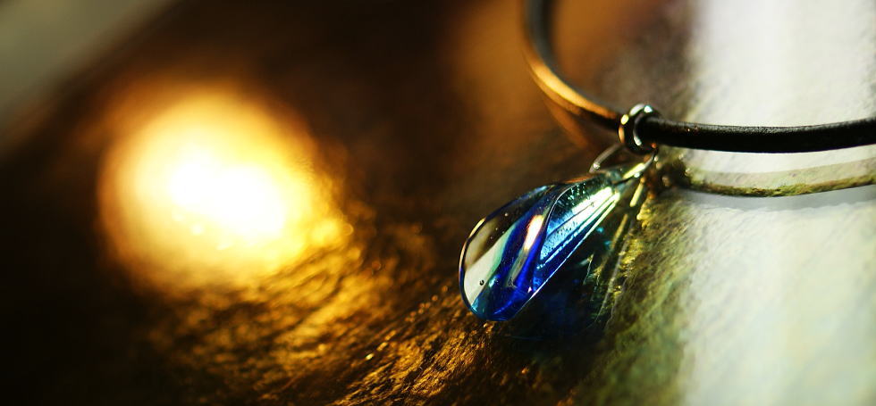 SHARP and ROUND QUARTZ ラフォルム ガラスジュエリー ガラスアクセサリー