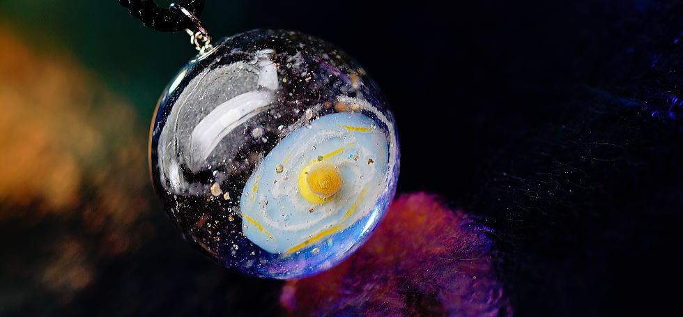 惑星銀河の旅 ラフォルム ガラスジュエリー ガラスアクセサリー