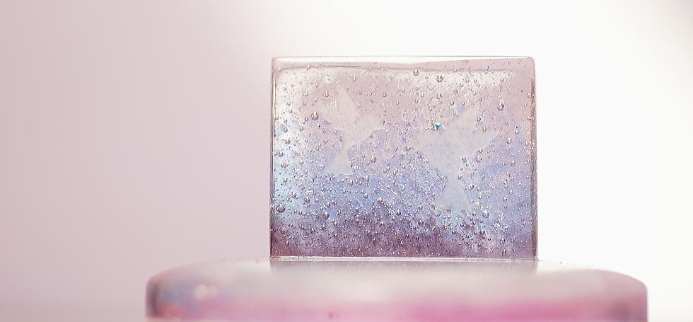 ラベンダーの薫る頃 ラフォルム ガラスジュエリー ガラスアクセサリー