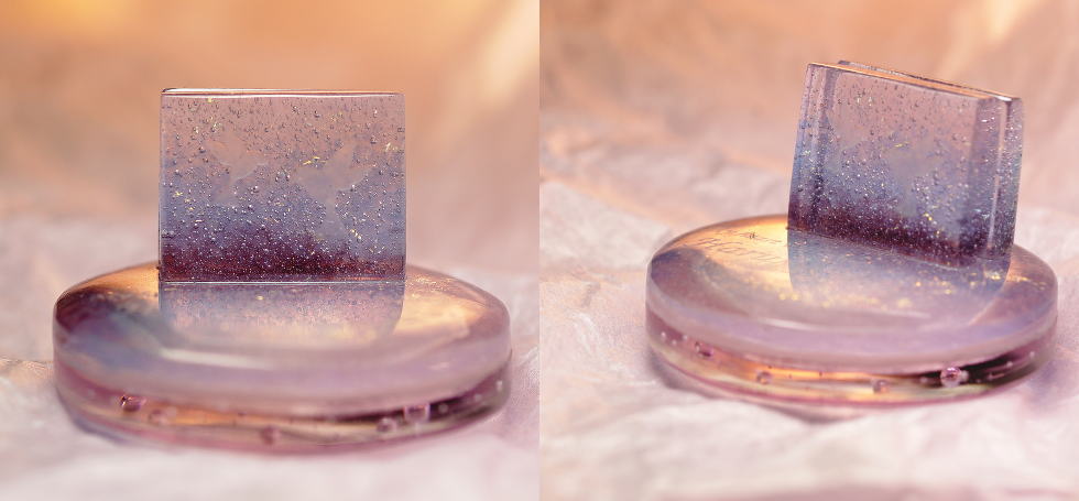 ラベンダーの薫る頃 ラフォルム ガラスジュエリー ガラスアクセサリー