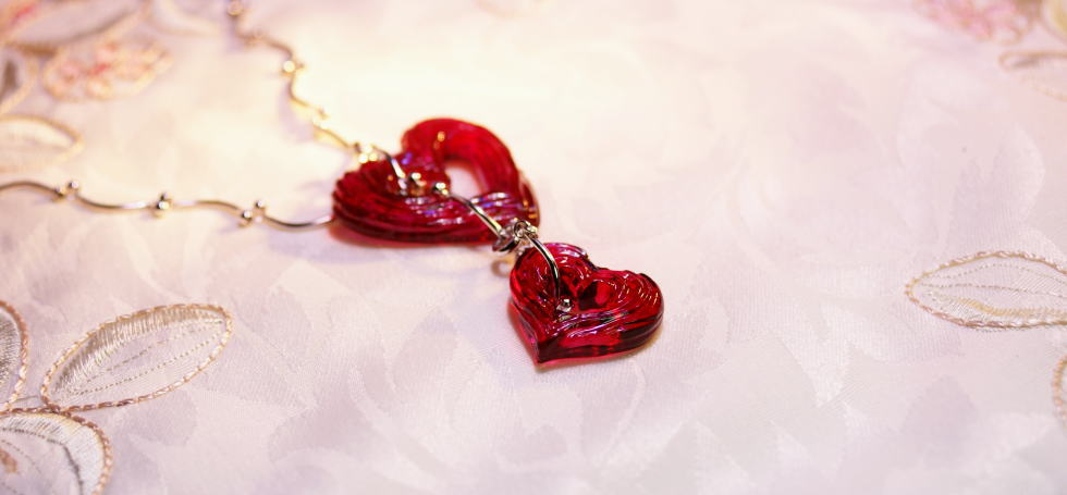 Heart of wave ラフォルム ガラスジュエリー ガラスアクセサリー