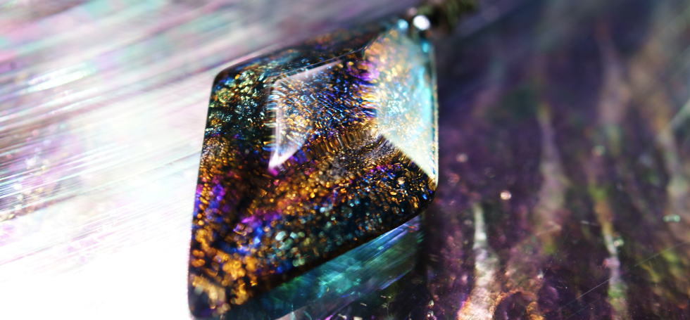 Bright Aquamarine ラフォルム ガラスジュエリー ガラスアクセサリー
