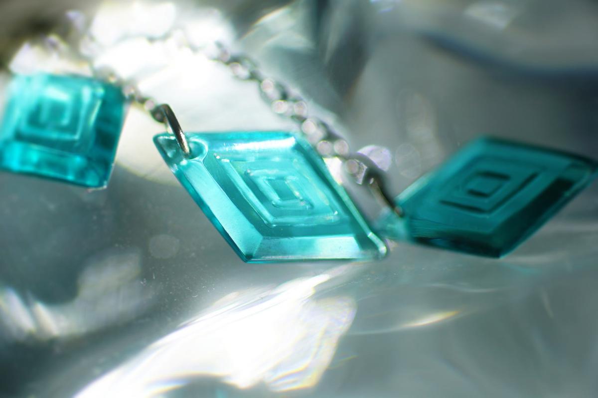 Caribbean sea diamond ラフォルム ガラスジュエリー ガラスアクセサリー