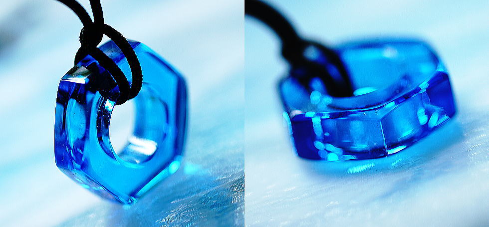 Hexagon nut ラフォルム ガラスジュエリー ガラスアクセサリー