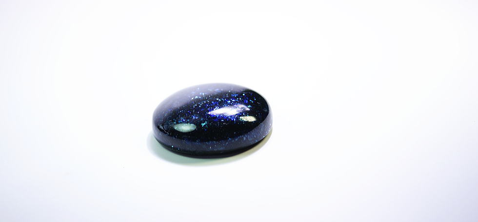 Blue sparkling jewel ラフォルム ガラスジュエリー ガラスアクセサリー