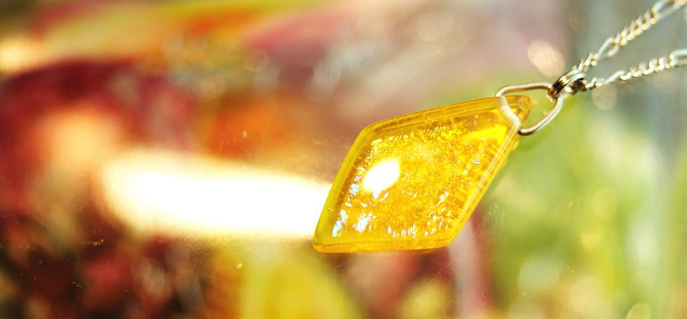 DIAMOND YELLOW ～ 真心の煌き ～ ラフォルム ガラスジュエリー ガラスアクセサリー