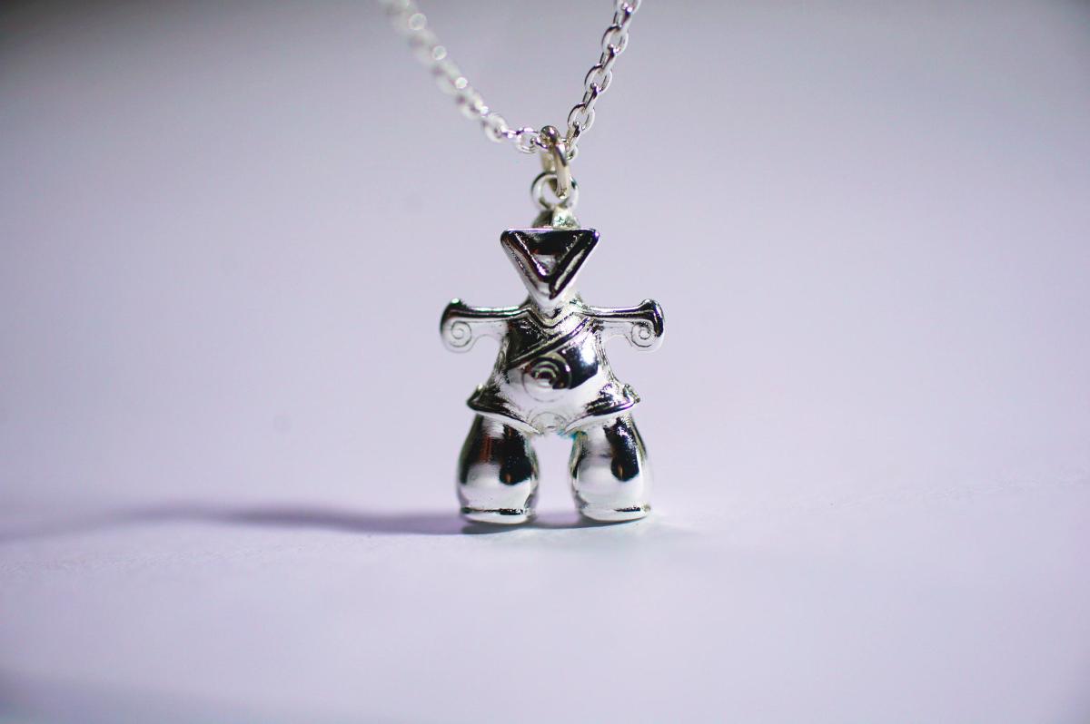 国宝土偶ミニチュアシリーズ ～ 「仮面の女神(®第4638654号)」 / ペンダント(Silver925・Takashiyama Limited Premium Edition) ～ ラフォルム ガラスジュエリー ガラスアクセサリー