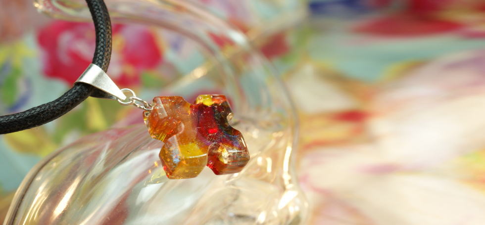 華の紅葉 ～ Fantastic colors ～ ラフォルム ガラスジュエリー ガラスアクセサリー