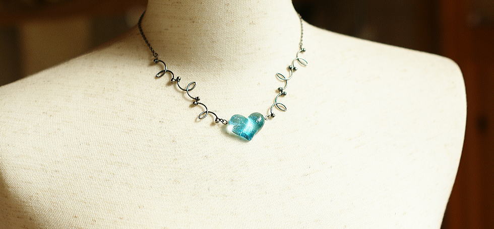 Aquarius love ラフォルム ガラスジュエリー ガラスアクセサリー