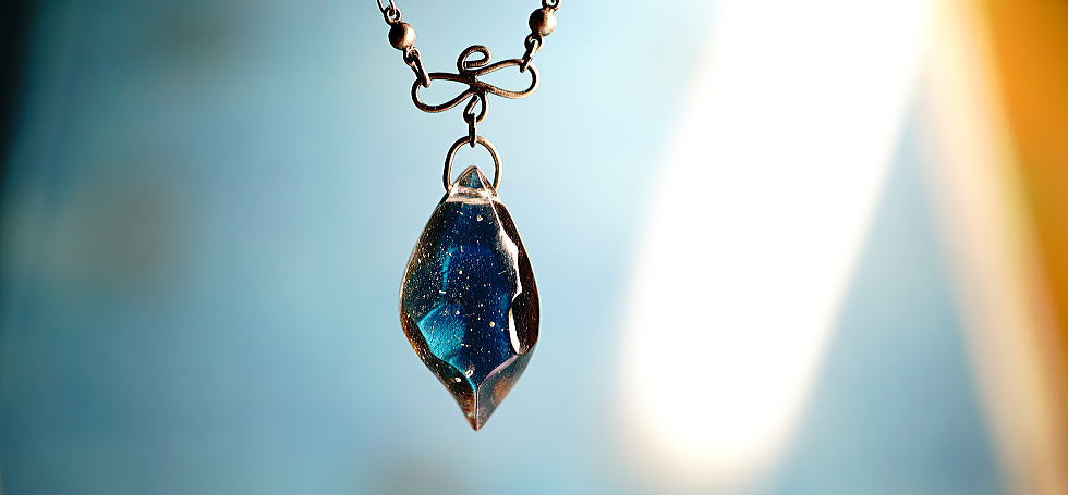 Aquamarine jewel ラフォルム ガラスジュエリー ガラスアクセサリー