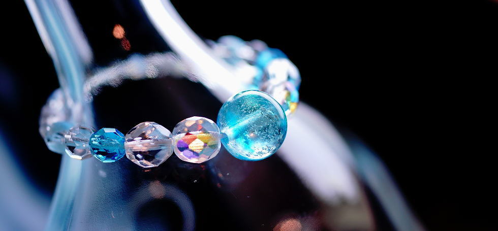 清らかな空の彼方へ ラフォルム ガラスジュエリー ガラスアクセサリー