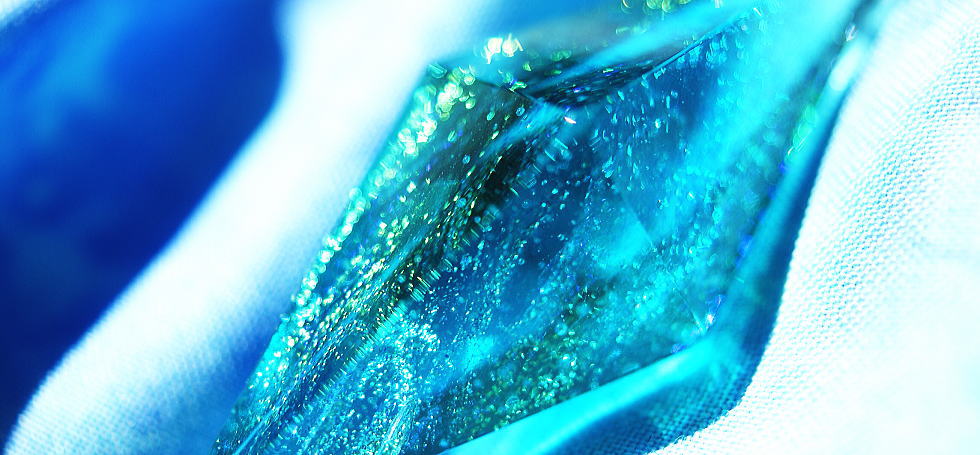 Dreamblue ～ きらめく海の羽衣 ～ ラフォルム ガラスジュエリー ガラスアクセサリー