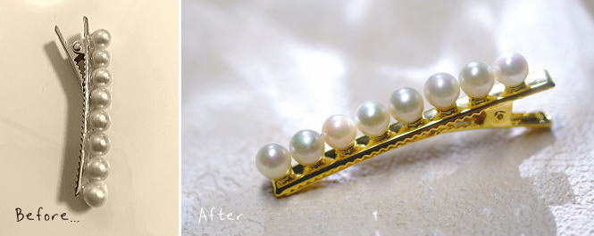 アクセサリーの修理・リフォームを承ります。