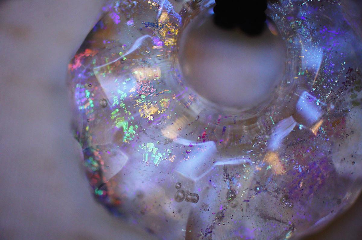 SPARKLING FROZEN CIRCLE ～ 煌きの結晶・宇宙のひとしずく～ ラフォルム ガラスジュエリー ガラスアクセサリー