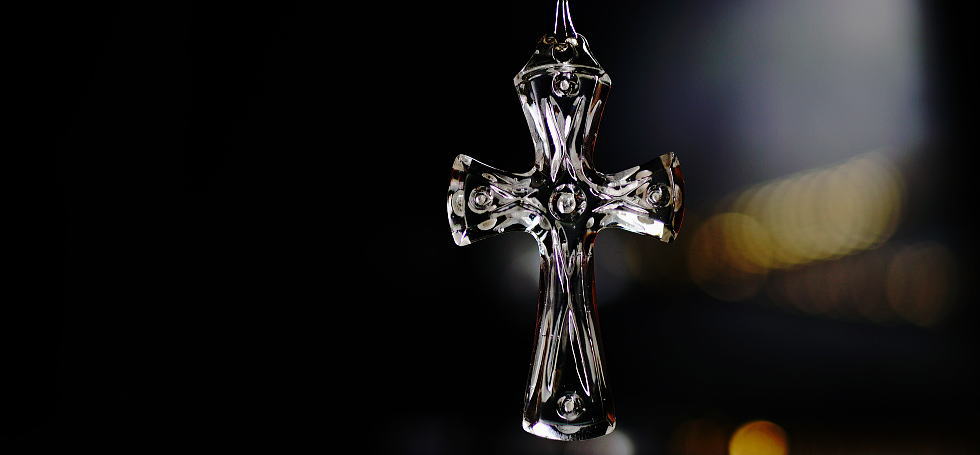 SAINT CRYSTAL CROSS ラフォルム ガラスジュエリー ガラスアクセサリー