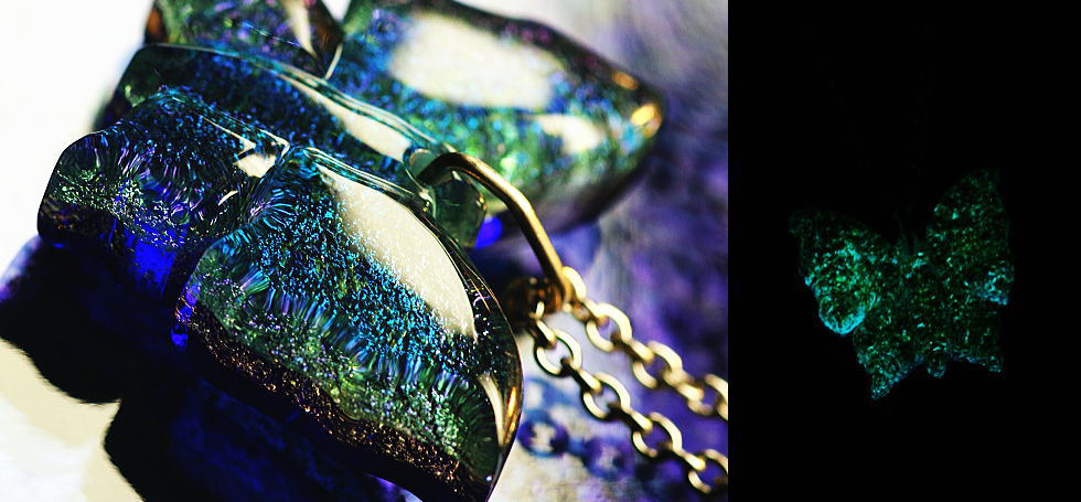 Brilliant Morpho ラフォルム ガラスジュエリー ガラスアクセサリー