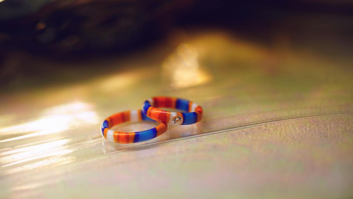 Tricolor ラフォルム ガラスジュエリー ガラスアクセサリー