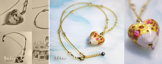 アクセサリーの修理・リフォームを承ります。