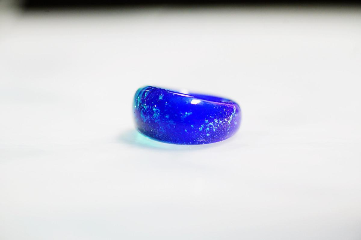 Celestial Echo ～ 青き宇宙 ～ ラフォルム ガラスジュエリー ガラスアクセサリー