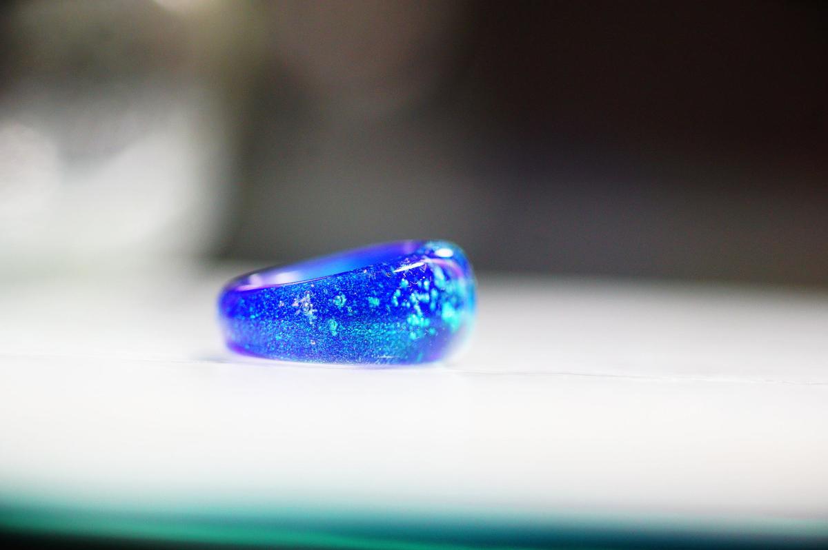 Celestial Echo ～ 青き宇宙 ～ ラフォルム ガラスジュエリー ガラスアクセサリー