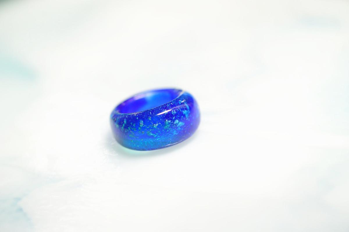 Celestial Echo ～ 青き宇宙 ～ ラフォルム ガラスジュエリー ガラスアクセサリー