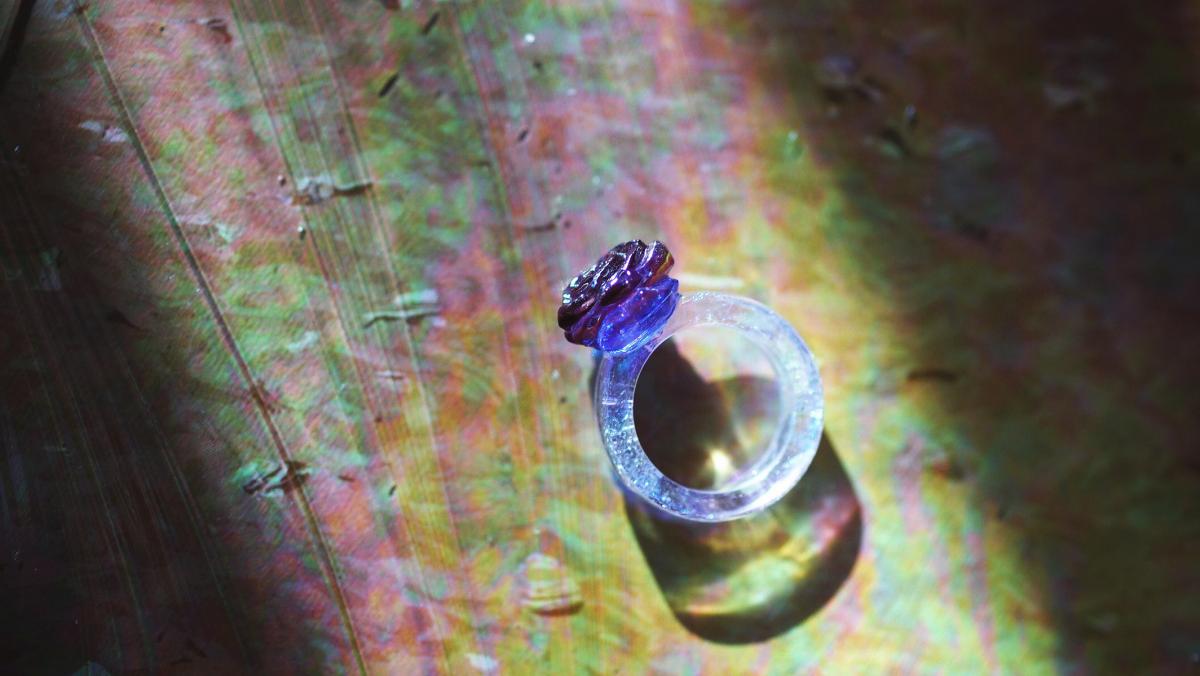 Mother rose ～ 想いの花 ～ ラフォルム ガラスジュエリー ガラスアクセサリー