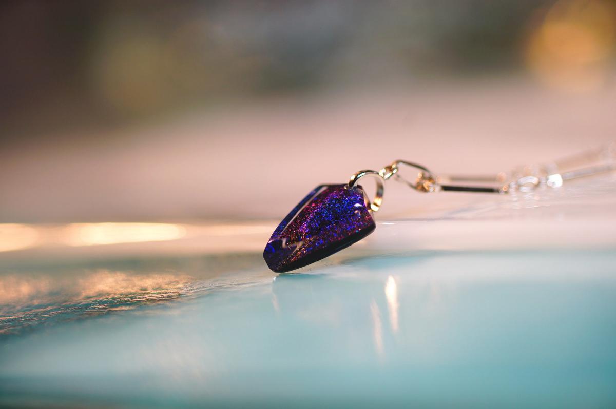 Two-sided emblem ラフォルム ガラスジュエリー ガラスアクセサリー