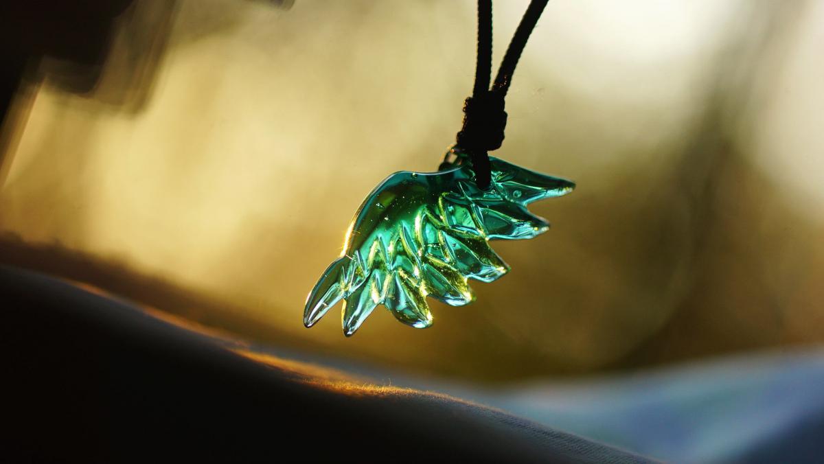 Wing of Aquamarine ラフォルム ガラスジュエリー ガラスアクセサリー