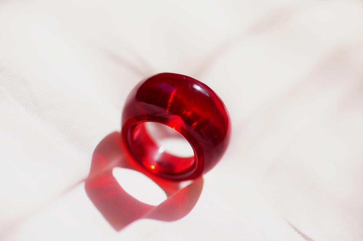 Circle of Life ～ 永遠の赤 ～ ラフォルム ガラスジュエリー ガラスアクセサリー