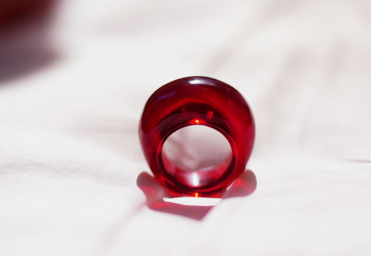 Circle of Life ～ 永遠の赤 ～ ラフォルム ガラスジュエリー ガラスアクセサリー