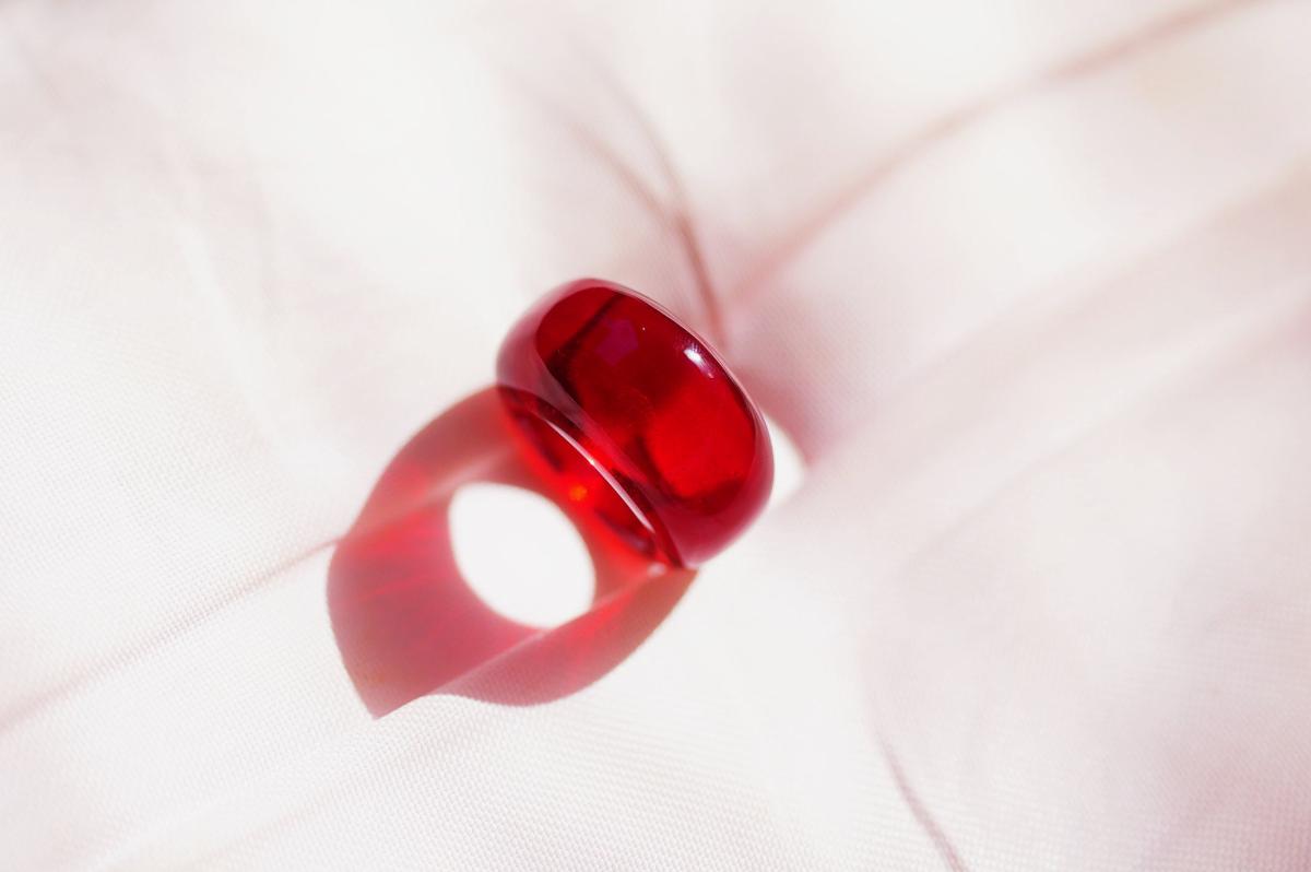 Circle of Life ～ 永遠の赤 ～ ラフォルム ガラスジュエリー ガラスアクセサリー