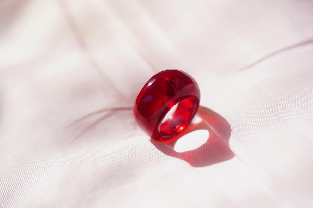 Circle of Life ～ 永遠の赤 ～ ラフォルム ガラスジュエリー ガラスアクセサリー